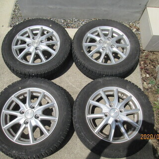 スタッドレスタイヤ/ホイール4本セット　155/65R13　