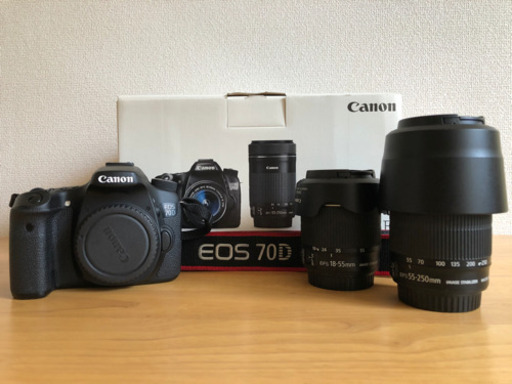 Canon EOS 70D(W) Wズームキット