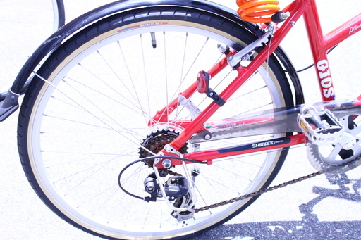 【おすすめ品】GIOS ジオス 26インチ 自転車 鍵付 ギア付 ♫