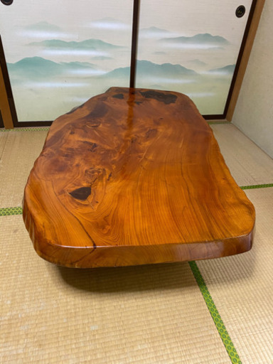 テーブル　和室　無垢材　銘木 座卓