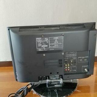 液晶テレビ（19V型）東芝の画像