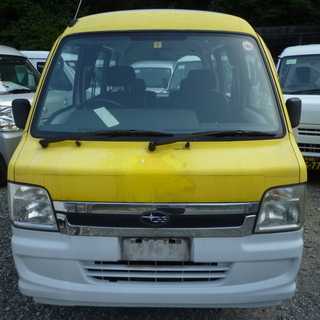 (ID2400)軽バン専門店在庫５０台　スバル　サンバーディアンスバン　車検２年付　平成２０年　１７,８万円　諸経費込２１８，０００円の画像
