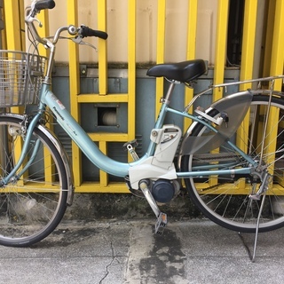 104整備済新基準パナソニック電動アシスト自転車26インチ中古車
