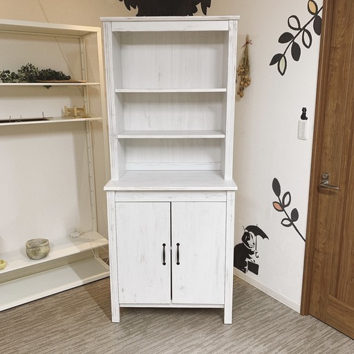 値引きしました！ おしゃれなアンティーク 収納 収納棚 収納家具 棚 本棚 キャビネット シンプル  スタイリッシュ