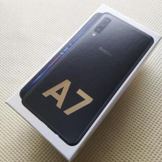 (新品未使用未開封) Galaxy A7 SIMフリー ブラック...