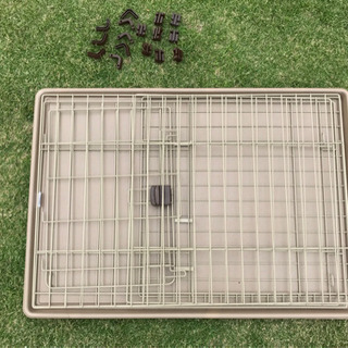 取り置き中　美品　ペット用トレー付サークル Mの画像