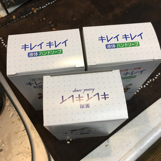 手指の消毒に使って下さい　LION キレイキレイの画像