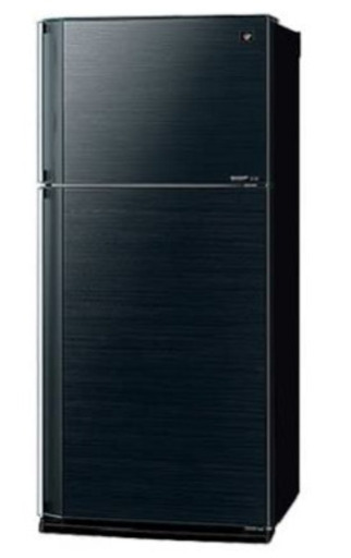 シャープ プラズマクラスター搭載 冷蔵庫 545L ガラスドア ブラック系 SJ-55W-B