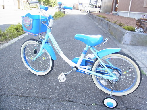 取引中　美品　子供用　自転車　18インチ　補助輪付き