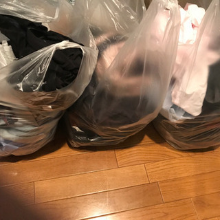 男服3袋分（ユニクロ8割程度）