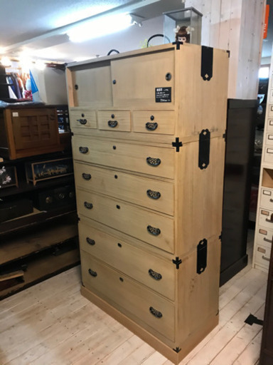 JF00756 桐箪笥 ※鍵欠品