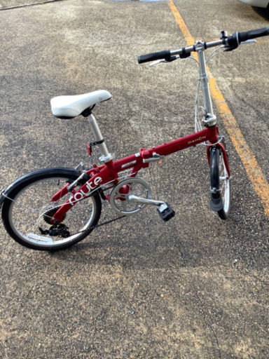 ダホン ルート 折りたたみ自転車 7段変速 購入2016年 譲渡書あり