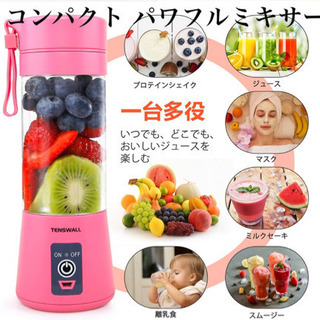 ミキサー スムージー ジューサー USB充電式  新品未使用