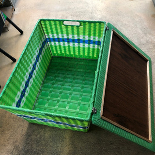 おもちゃ箱　レトロ　状態良いですの画像