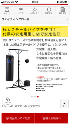 ファイティングロード　サンドバッグセット