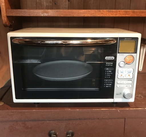 電子レンジオーブン機能有り　シャープ
