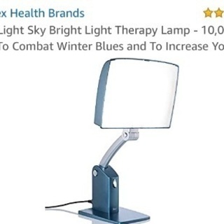 US人気商品　デイライトセラピー　エネルギー療法ランプ　1万ルクスの画像