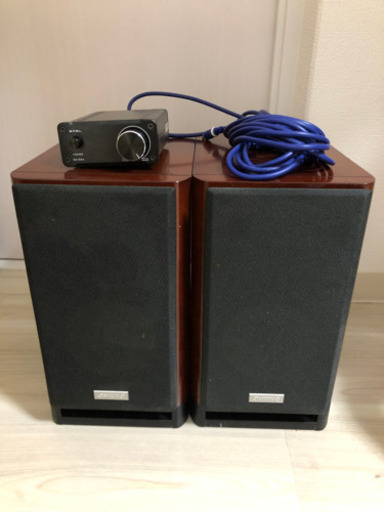 スピーカーONKYO D-N9NX、アンプSMSL SA-36A、ケーブルのセット売り　ONKYO