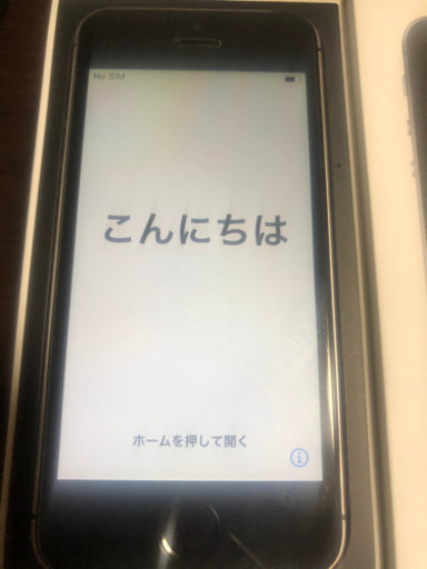 iPhoneSE 64GB SIMフリー　未使用イヤホン付