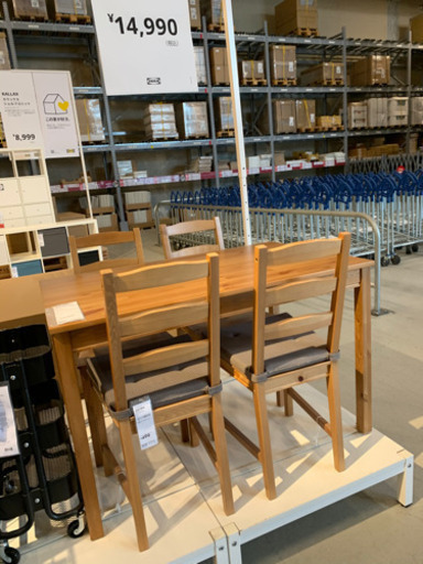 もうすぐ捨てます。10月上旬まで！IKEA ダイニングテーブルセット