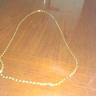 男性向け金メッキのネックレス