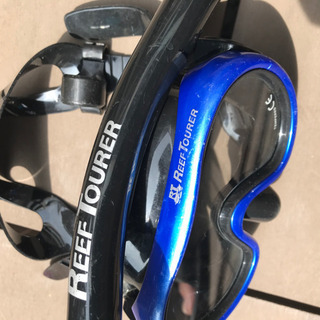 キッズ リーフツアラー 水中マスク&スノーケル 2点セットの画像