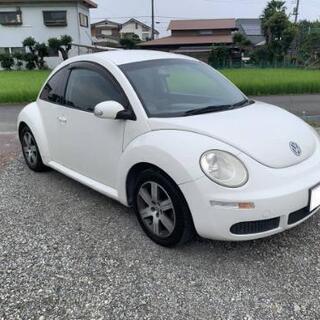 可愛いホワイトのニュービートル！安心の正規ディーラー！ 車検有！...