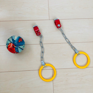 鉄棒ブランコ ポップンロール　鉄棒　ブランコ　吊り輪　バスケットの画像