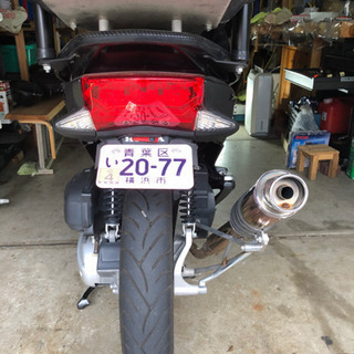 PCX125 JF56 リアライズ　マフラー　チタンの画像