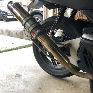 PCX125 JF56 リアライズ　マフラー　チタンの画像