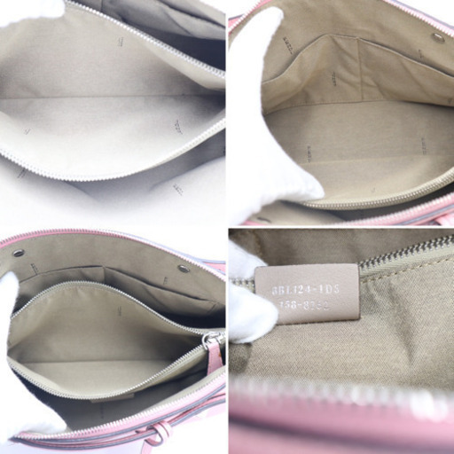 《FENDI/バイザウェイ ピンク ストラップ カーフレザー》 Aランク 極美品