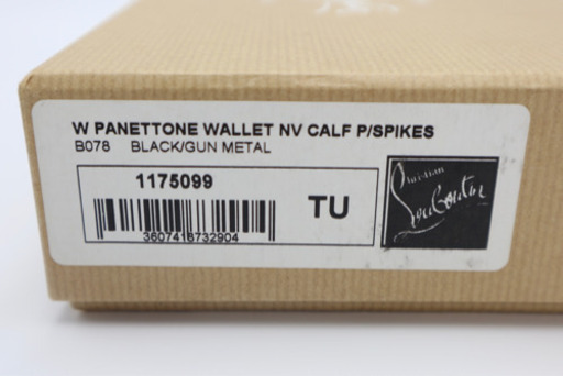 《Christian Louboutin/パネトーネ 長財布》ABランク 箱 袋