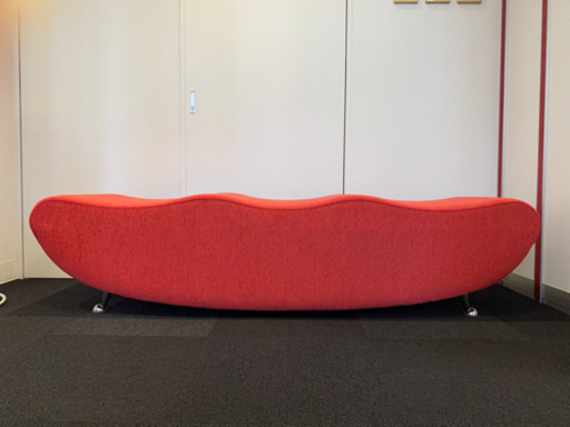 三人掛け用リップクオン　赤ソファー