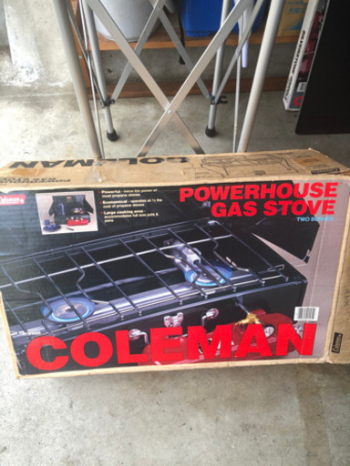 未使用品　Colman パワーハウスツーバーナーストーブ413H499