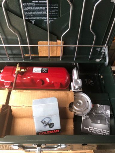 未使用品　Colman パワーハウスツーバーナーストーブ413H499
