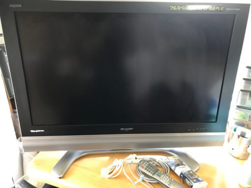 美品 2006年製 SHARP AQUOS 37v型 液晶テレビ LC-37BE1W