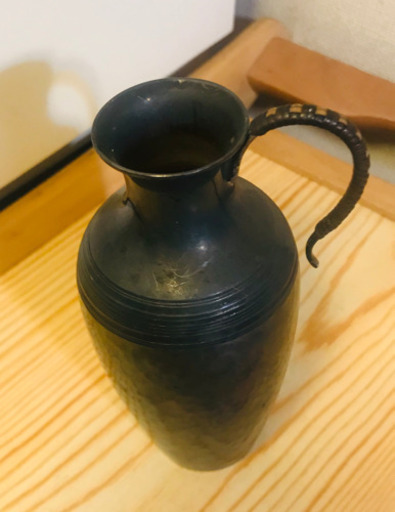 純銀製　徳利重さ75g、高さ約12センチ、珍品徳利！