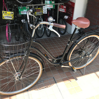 26インチ 外装6段変速 ledオートライト付き ブラック