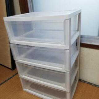 4段チェスト　プラスチック