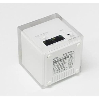 【未使用】au HOME SPOT cube(clear×white)の画像