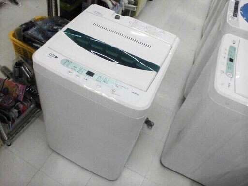 洗濯機 4.5kg 2018年製 Herb Relax ヤマダ電機  YWM-T45A1 ホワイト 苫小牧西店