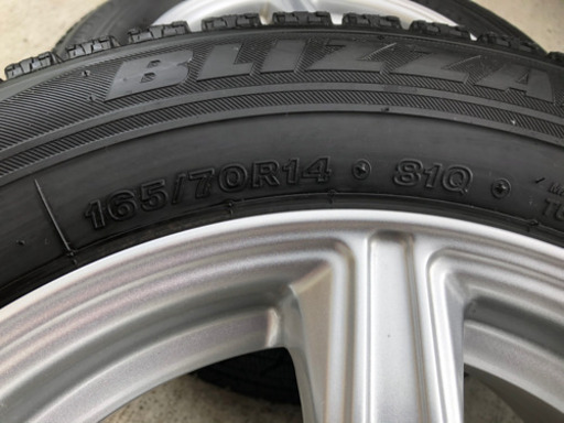 BLIZZAK 165/70 R14・アルミホイールSET 美品