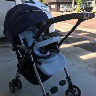 アップリカ☆ソラリア☆ベビーカー☆Aprica☆両対面☆オート4輪☆の画像