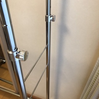 パイプハンガー２連　耐荷重190kg  キャスター付きの画像