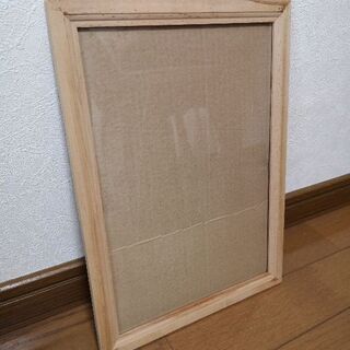 木製フォトフレーム2つセットの画像