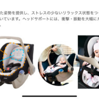 チャイルドシートにもなるベビーカーの画像