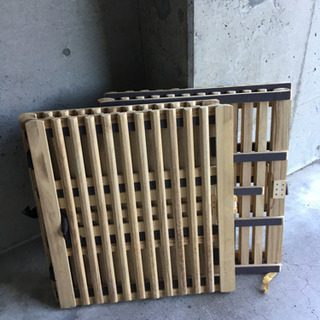 ベルメゾン　すのこベッドの画像