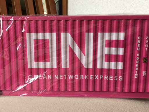 【新品】コンテナ　ティッシュ&ペンケース　アンティーク　ONE ガレージ