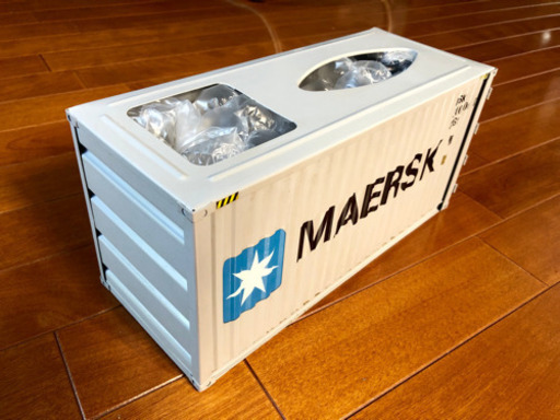 【新品】MAERSK コンテナ　ティッシュケース　アンティーク