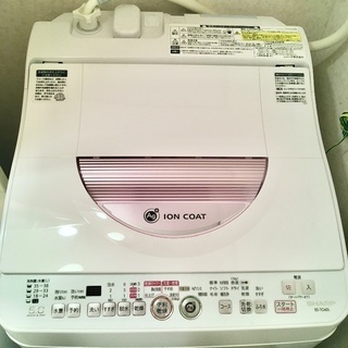 SHARP洗濯機6kg乾燥機付の画像